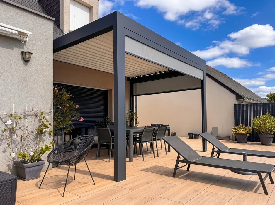 Les MTD Modernes Sont Des Pergolas Bioclimatiques En Aluminium